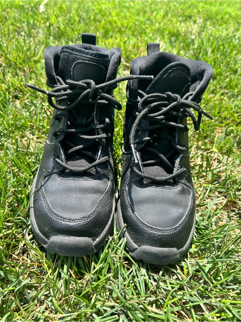 Nike Kids Black High-Top Sneakers